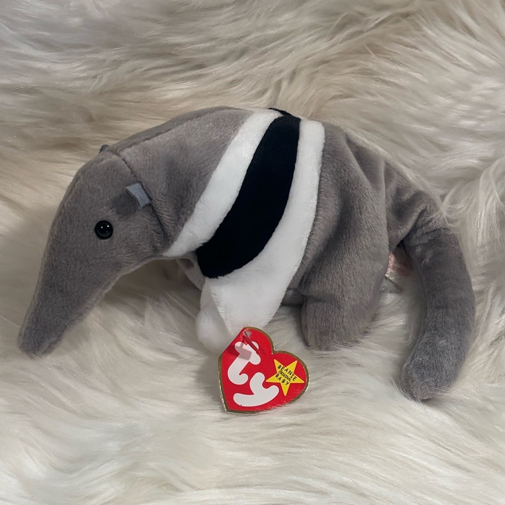 Ants the Beanie Baby Anteater Ty Retired RARE Tag Errors 1997/1998